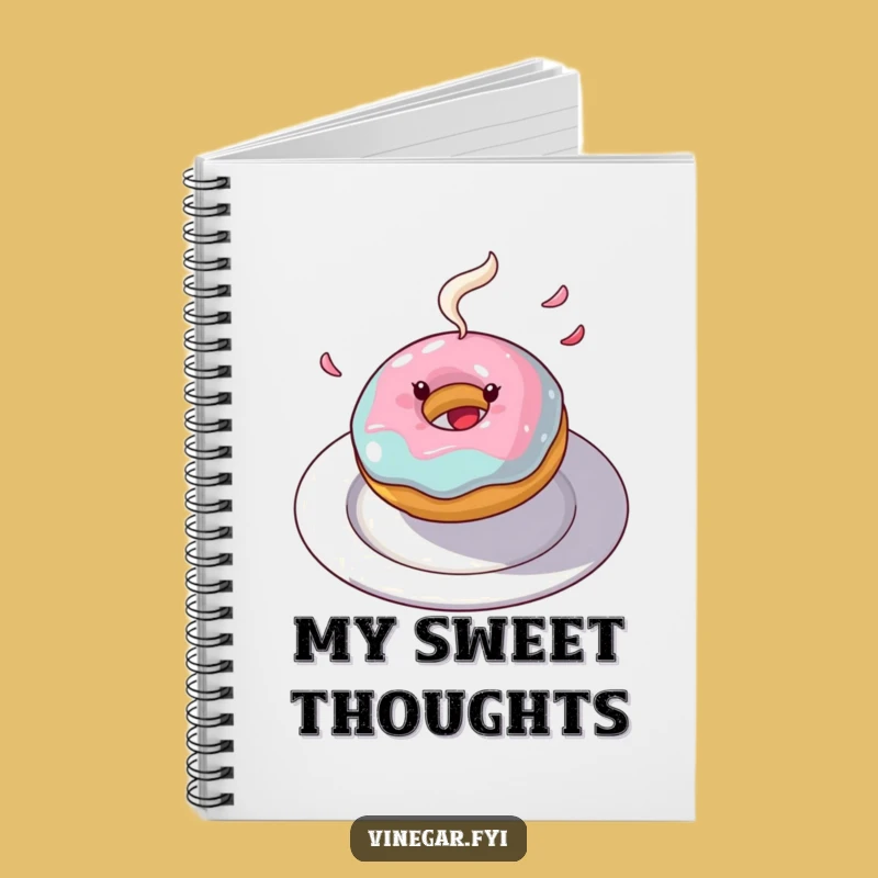 Funny Donut Notebook: Jot Down Ideas with Joyful Frosting Fun, Perfect Gift