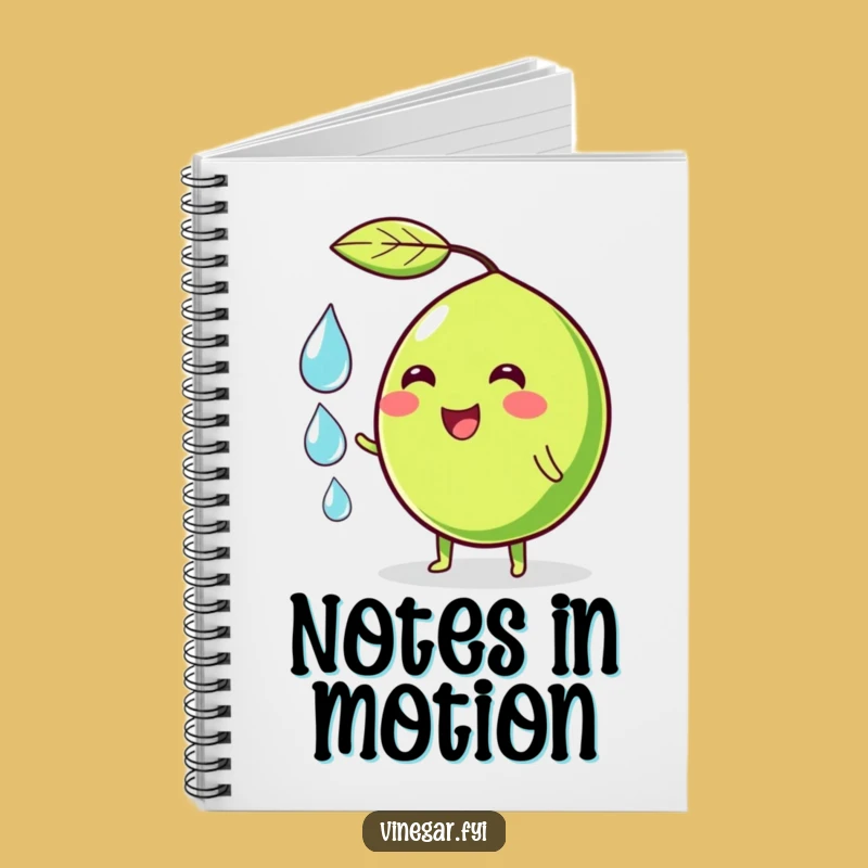 Funny Juggling Lime Notebook - Hilarious Citrus Character Journal Gift