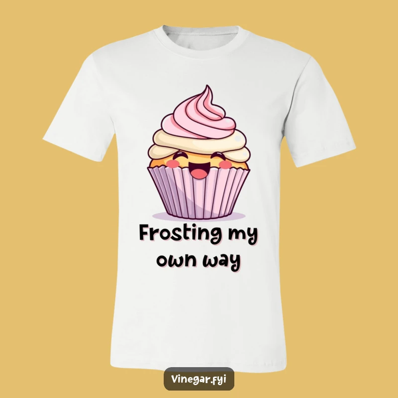 Funny Kawaii Cupcake Frosting T-Shirt - Adorable & Hilarious Sweet Tee