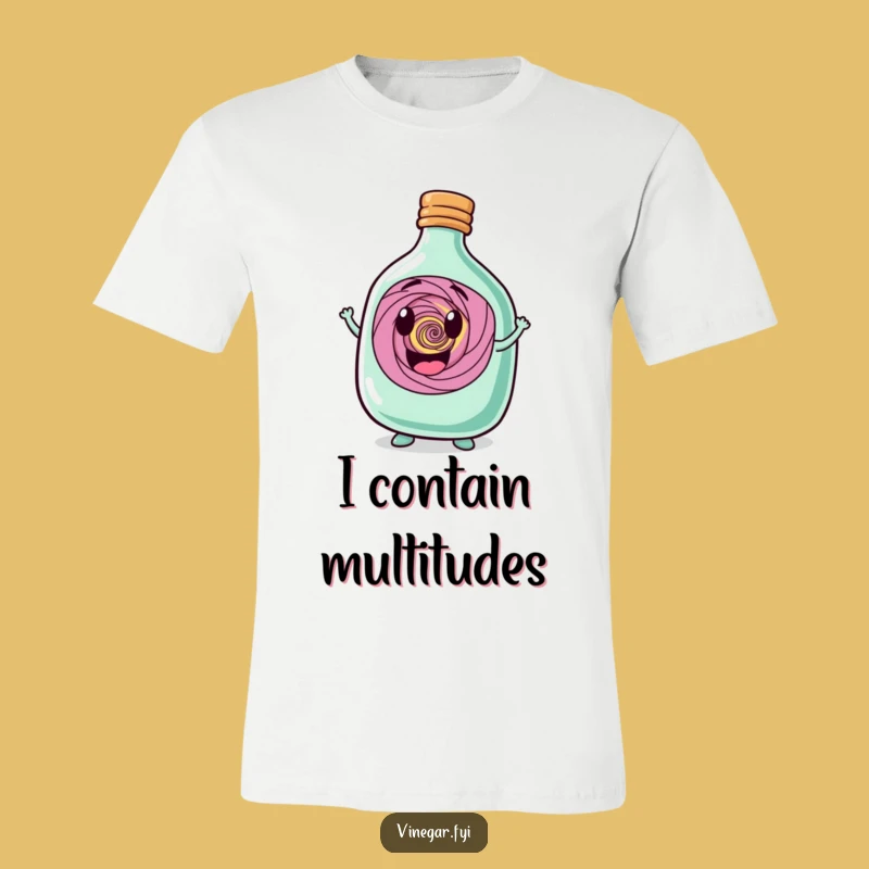 Funny Bottle Vortex T-Shirt - Whimsical Character Tee for Magical Adventures