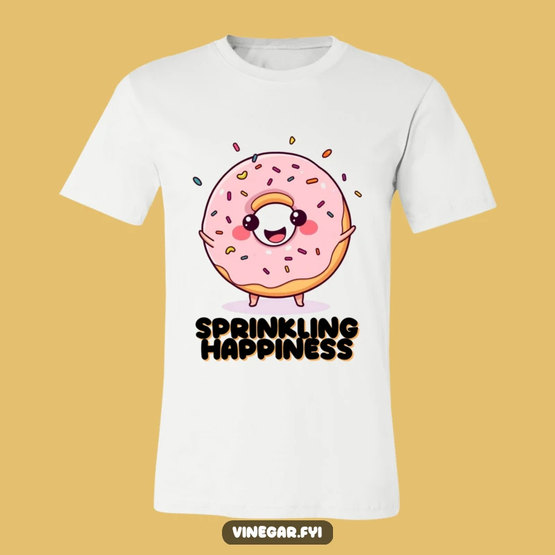 Funny Kawaii Donut Juggling Sprinkles T-Shirt: Wear Your Sweetness