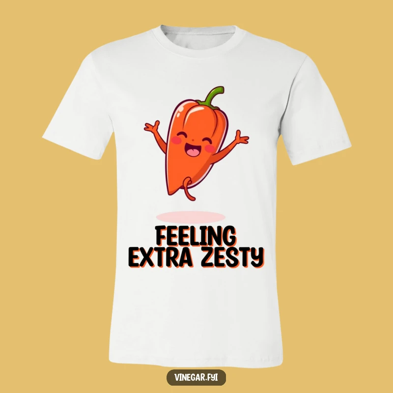 Funny Kawaii Pepper T-Shirt: Zest Up Your Wardrobe
