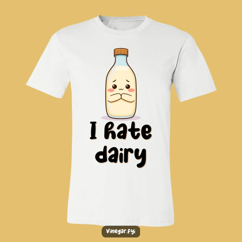 Funny Unimpressed Vinegar T-Shirt: Sarcastic Condiment Apparel for Comedic Relief