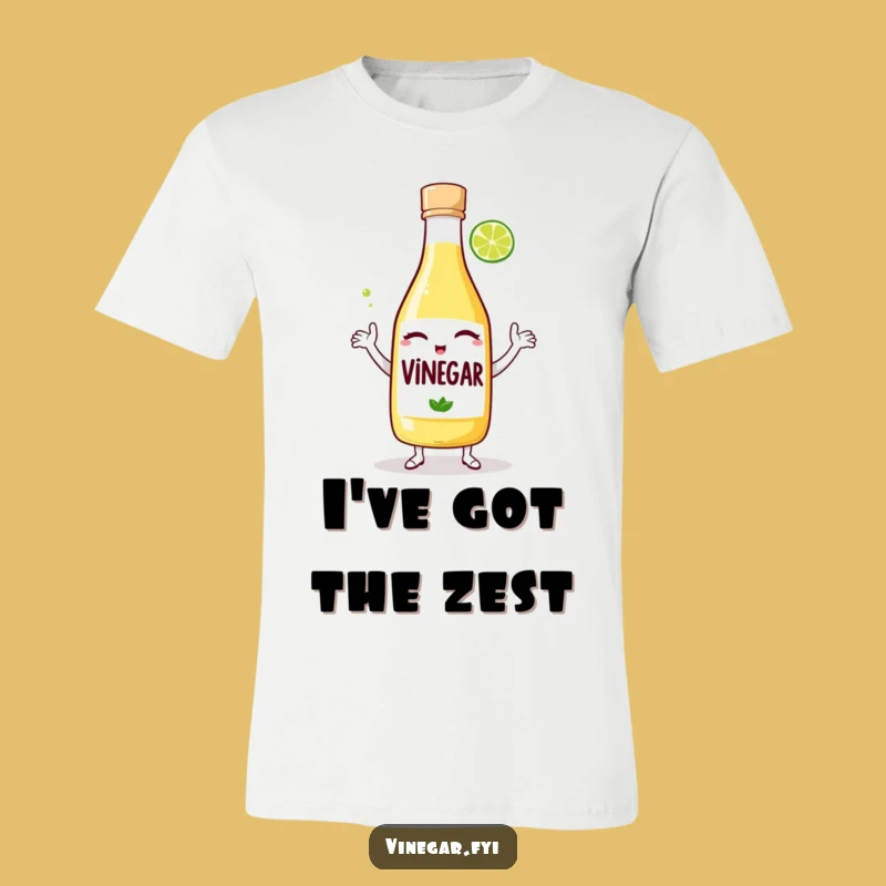 Funny Winking Vinegar Dance T-Shirt: Hilarious Foodie Party Tee