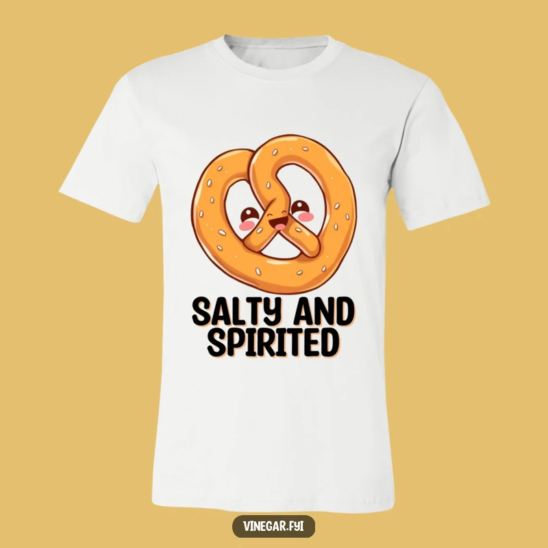 Funny Kawaii Pretzel Twist T-Shirt: Wear a Salty Smile