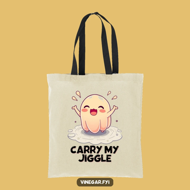 Funny Bouncing Jelly Tote Bag: Ecstatic Carry-All, Practical Funny Gift!