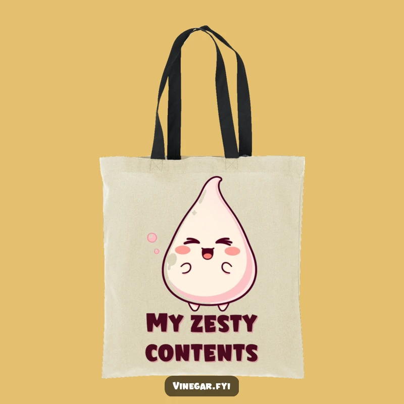 Funny Vinegar Wink Tote Bag: Carry Your Mischief in Style Gift